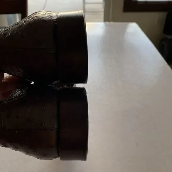 MAURI Men’s Genuine Alligator Leather Oxfords Size 11 M. Made in Italy. - Picture 6 of 11